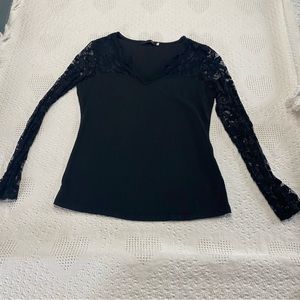 DJT Black Long Sleeve w/ Mesh Sleeves (L)